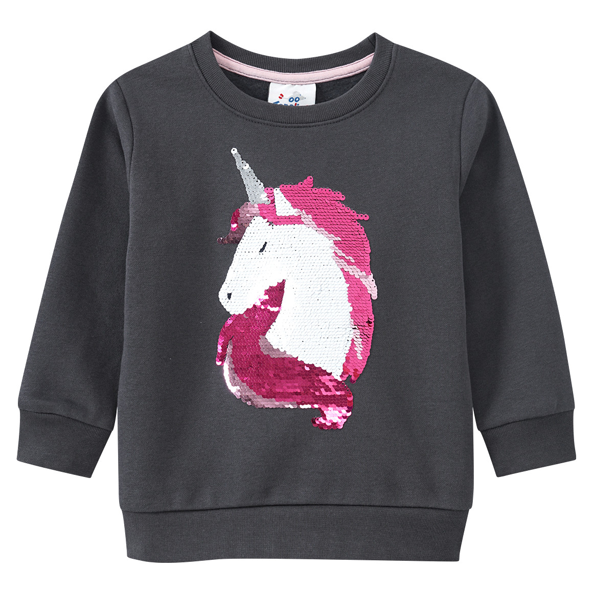 Mädchen Sweatshirt mit Wendepailletten