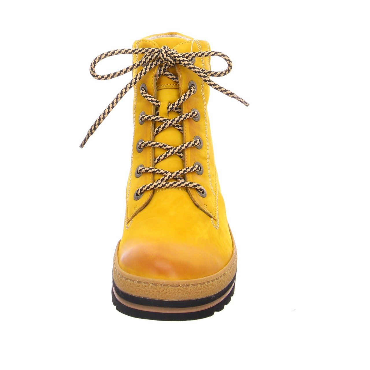 PAUL GREEN Schnür-Stiefeletten gelb