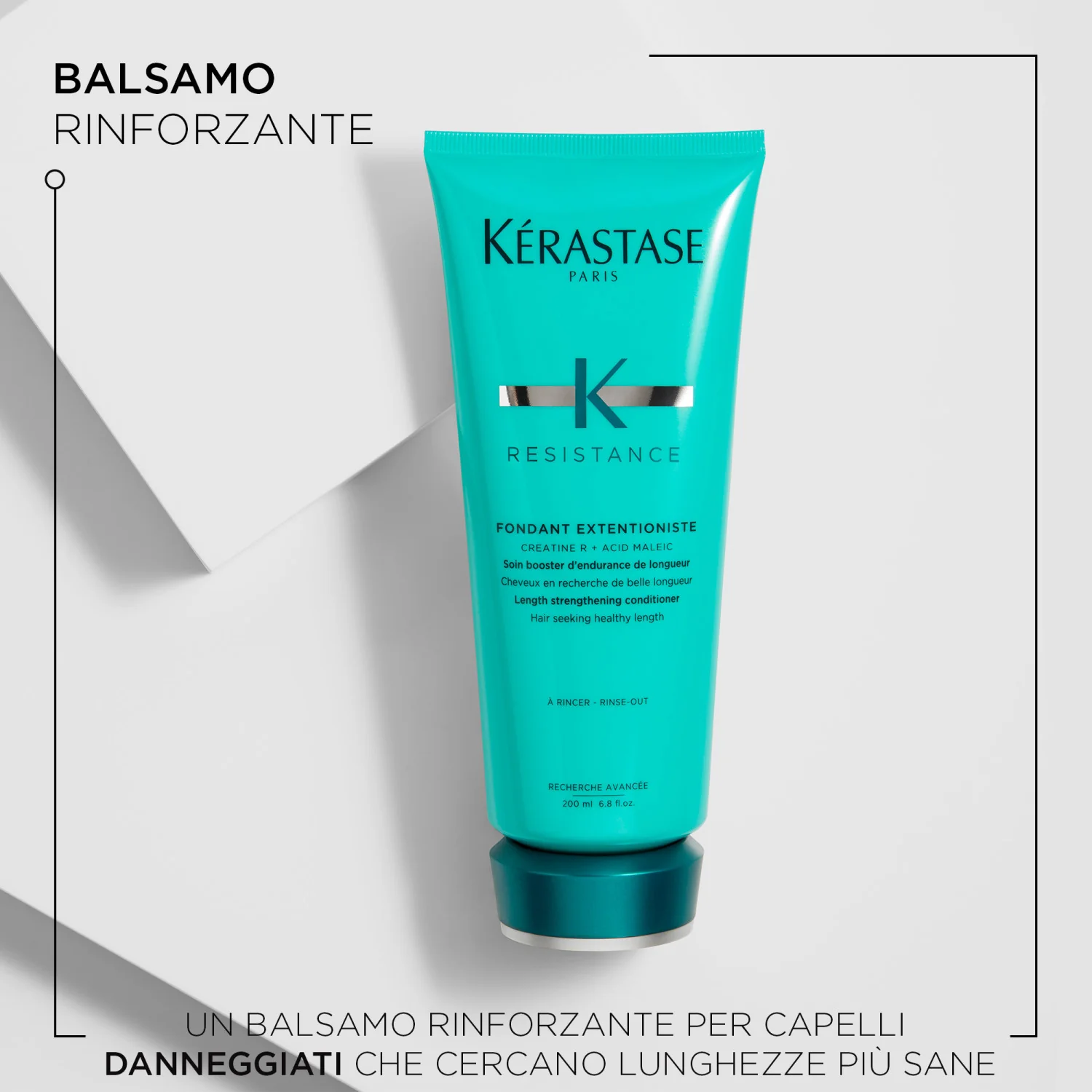 Résistance Fondant Extentioniste - Balsam reparator de păr, Balsam hrănitor de păr