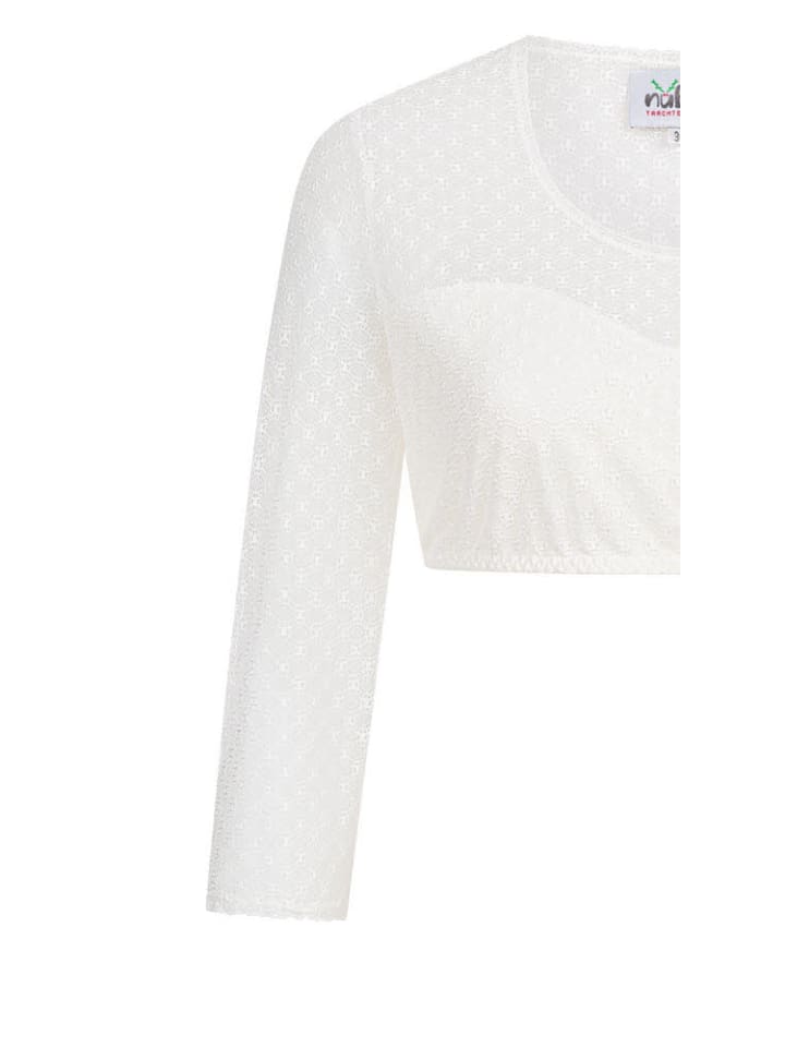 Nübler Dirndlbluse langarm Lisa in Creme günstig kaufen