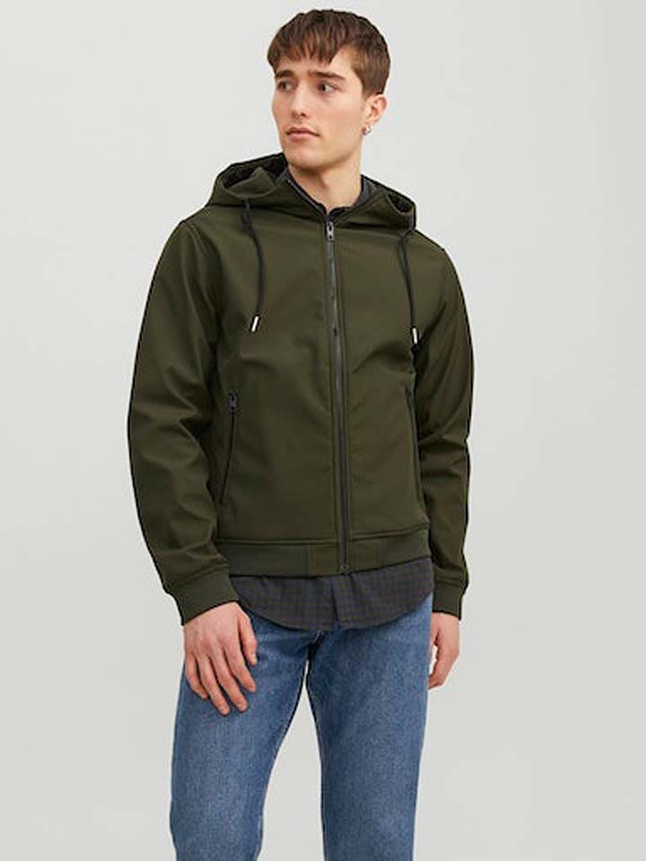 Jack & Jones Übergangsjacke in Khaki günstig kaufen