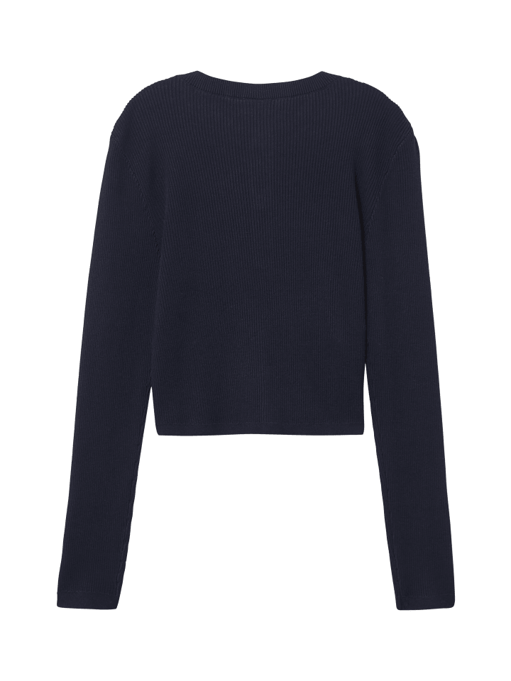 s.Oliver Strickjacke langarm in Blau günstig kaufen