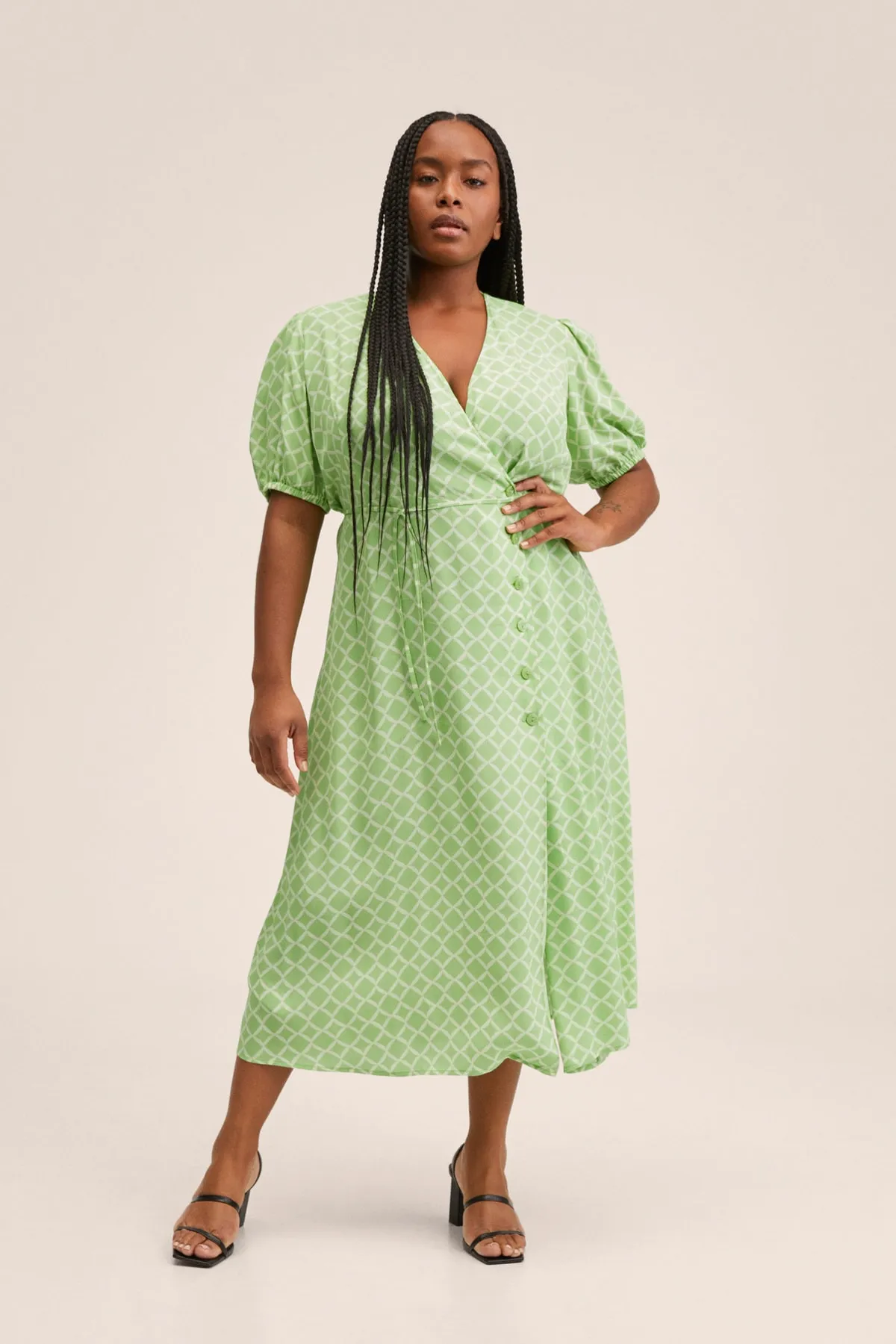 MANGO  27027118 Damen/Mädchen Pastellgrün