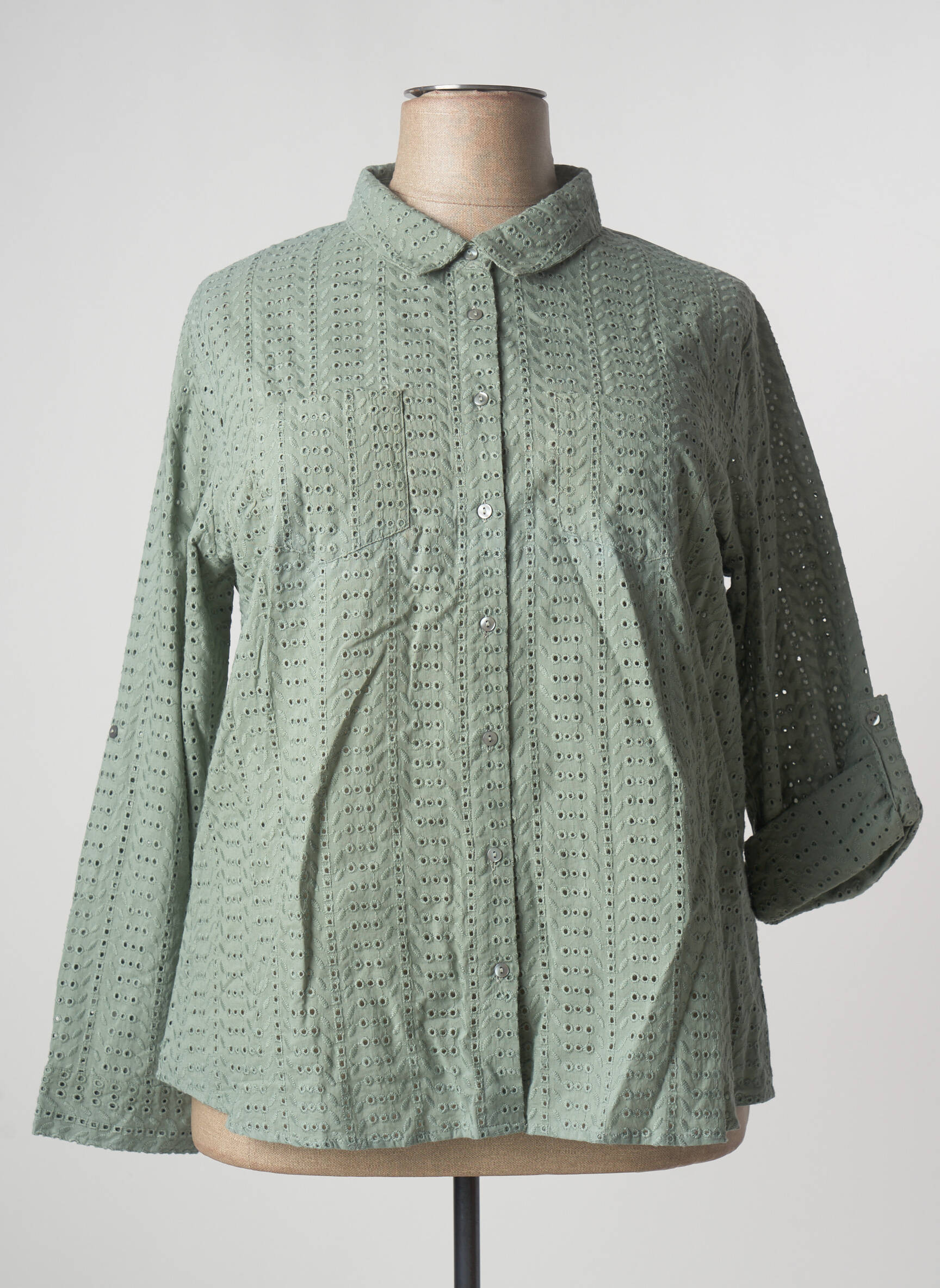 Blancheporte Chemisiers Maternite Femme couleur vert