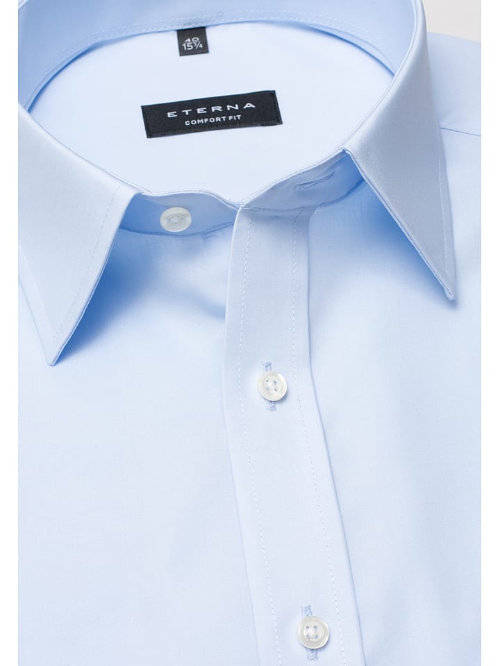 Eterna Hemd - Slim fit - in Hellblau günstig kaufen