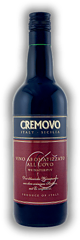 Cremovo All'Uovo (mit Ei) Weinaperitif Cremovo All'Uovo (mit Ei) Weinaperitif Klassischer Weinaperitif aus dem sonnigen Sizilien. 0,75	 Liter - Vol 15%