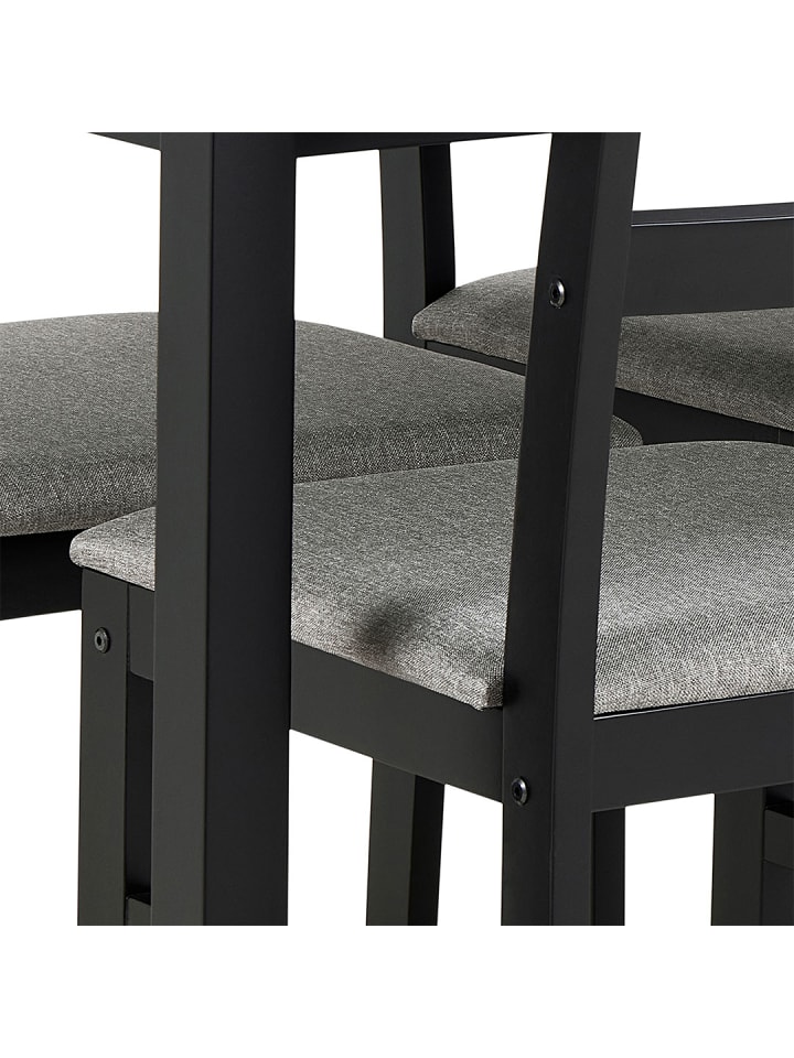 ebuy24 Essgruppe Alicante Schwarz 110 x 70 cm günstig kaufen onesize