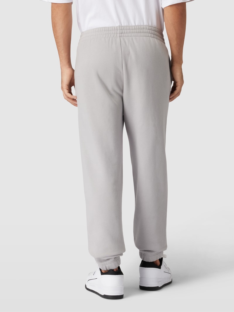 Sweatpants mit Label-Stitching Modell 'Rochester' in hellgrau