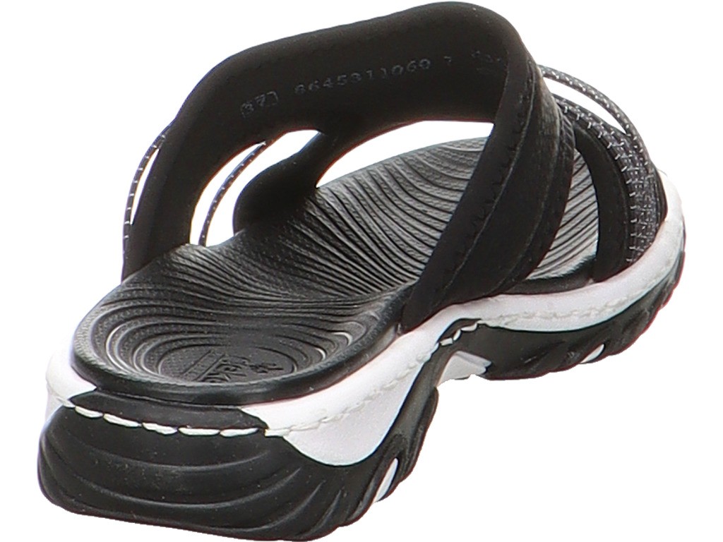 RIEKER Klassische Sandalen schwarz FSK Damen Sandalen