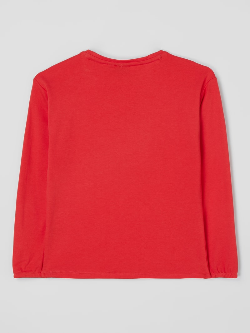 Longsleeve mit Print in rot