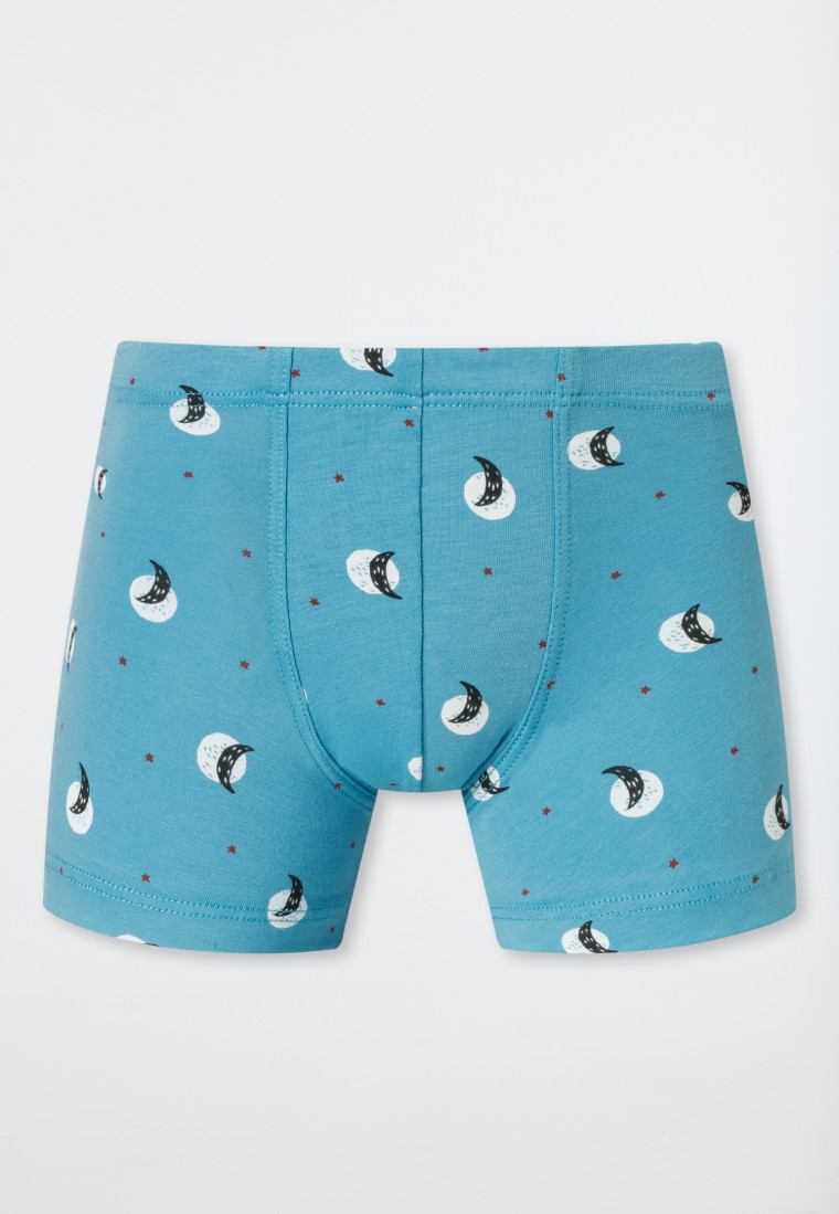 Shorts 5er-Pack Organic Cotton Softbund Streifen und Monde - 95/5