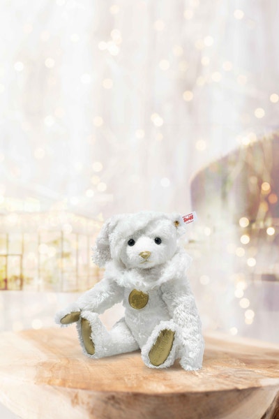 Teddies for tomorrow White Christmas Teddybär, 30 cm, weiß
