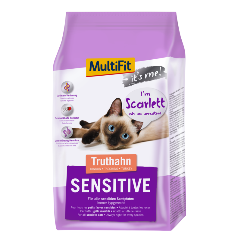 MultiFit Trockenfutter MultiFit It's Me Scarlett Sensitive Truthahn 1,4 kg