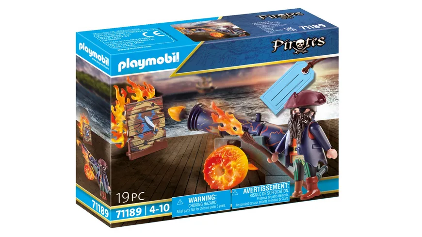 PLAYMOBIL 71189 - Pirates - Pirat mit Kanone