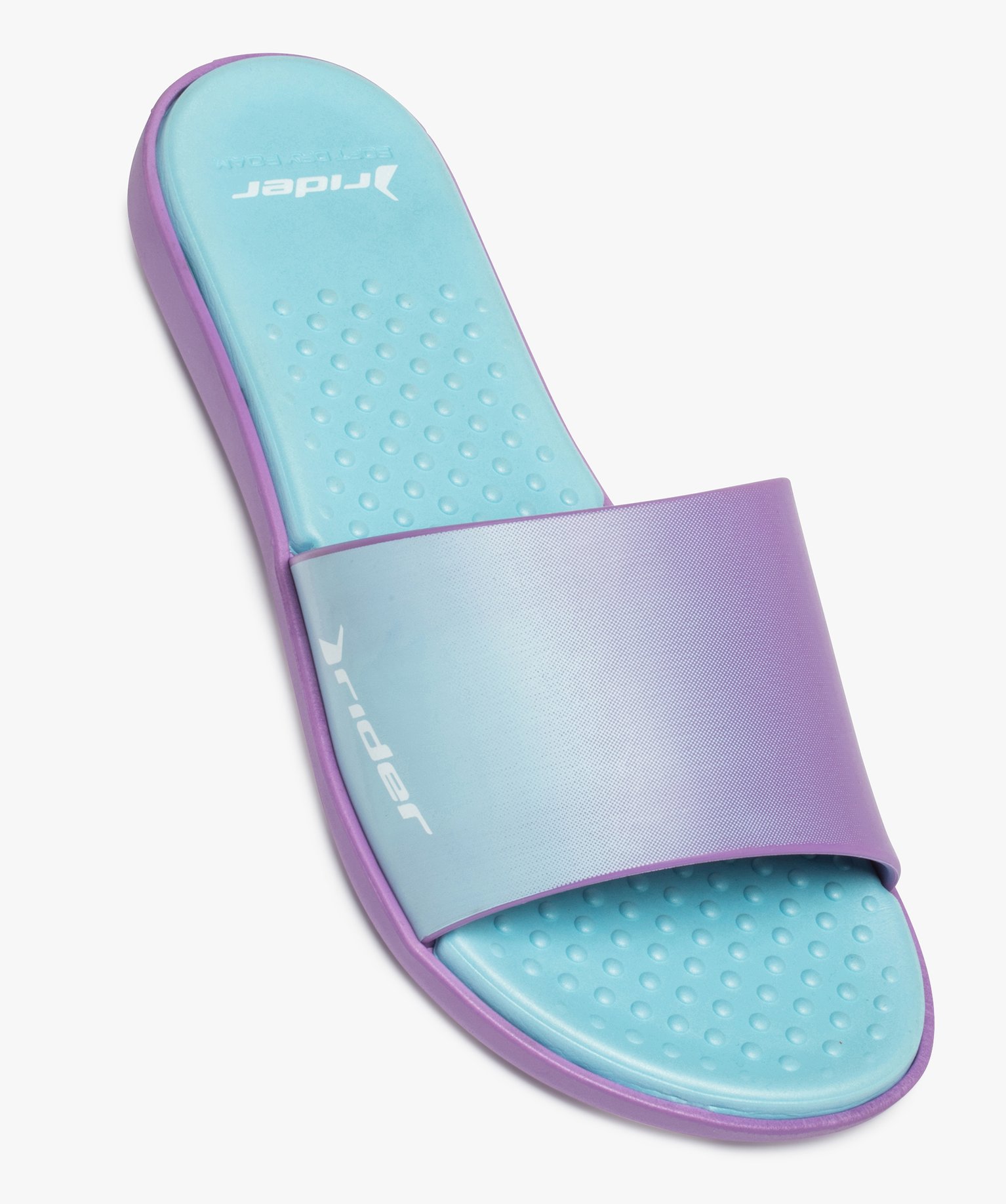 Mules de piscine femme extra souples - Rider bleu | GEMO