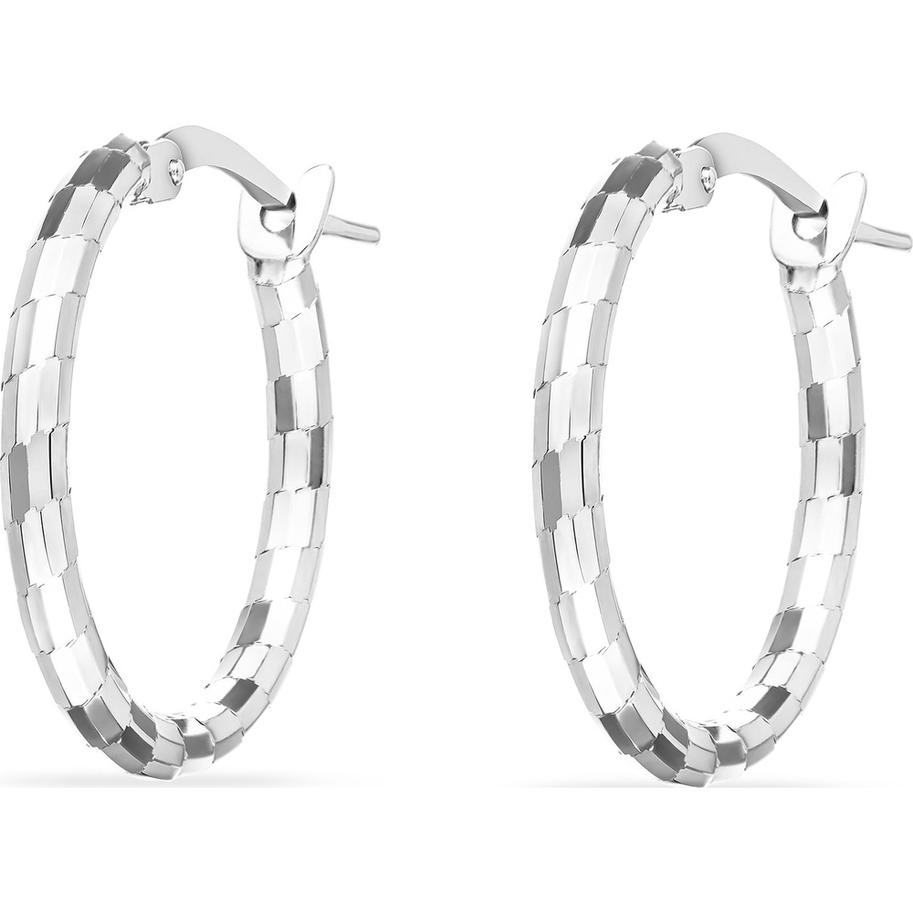 FAVS Créoles 925 Argent Boucles d'oreilles