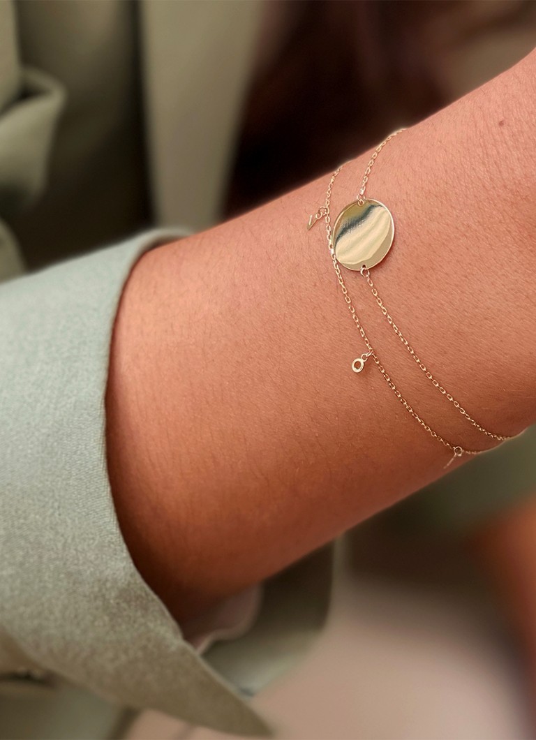 Zapestnica Jackie 14K Gold Love iz 14-karatnega rumenega zlata