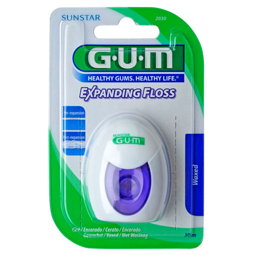 GUM EXPANDING FLOSS Flausch-Zahnseide  30 m