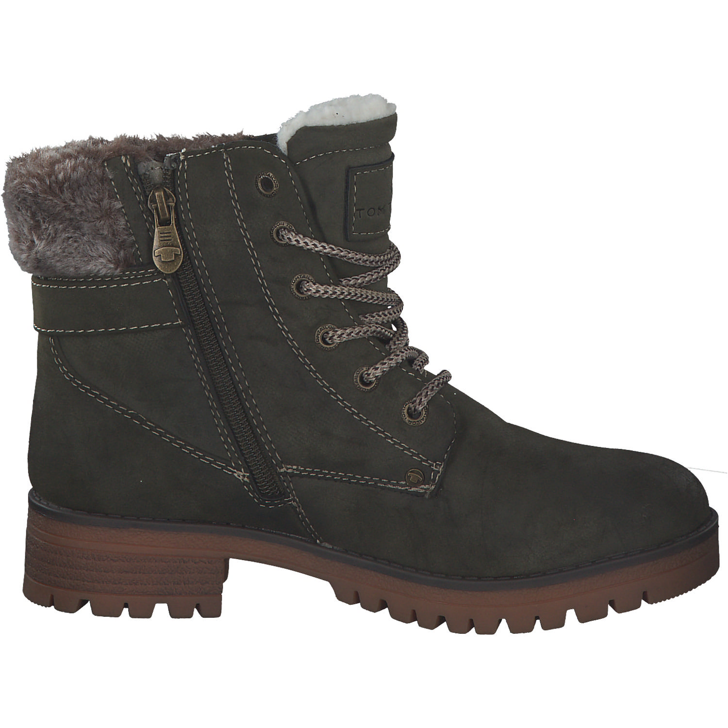 Tom Tailor 2191014, Winterstiefeletten, Damen, khaki