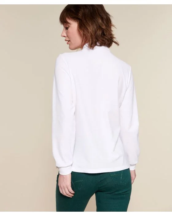 Polo maille piquée