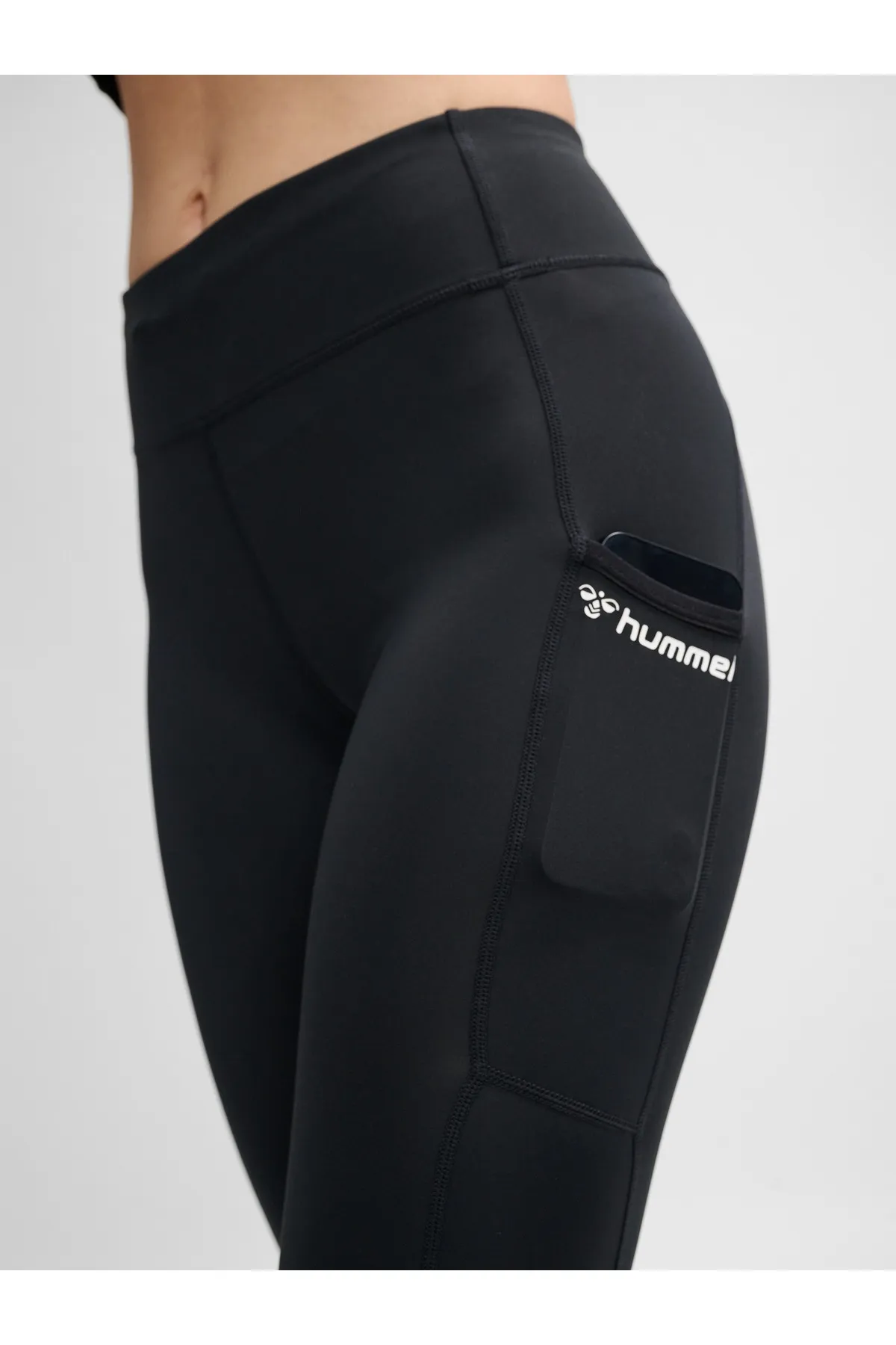 hummel  Sport-Leggings - Schwarz - Mittlerer Bund