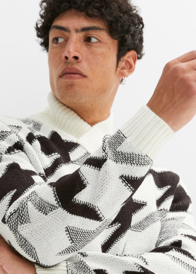Pullover mit Schalkragen