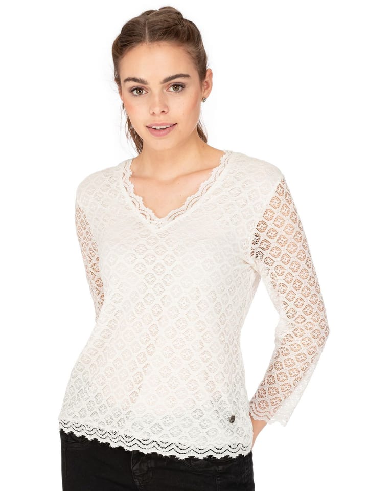 Spieth & Wensky Bluse EVA in offwhite günstig kaufen