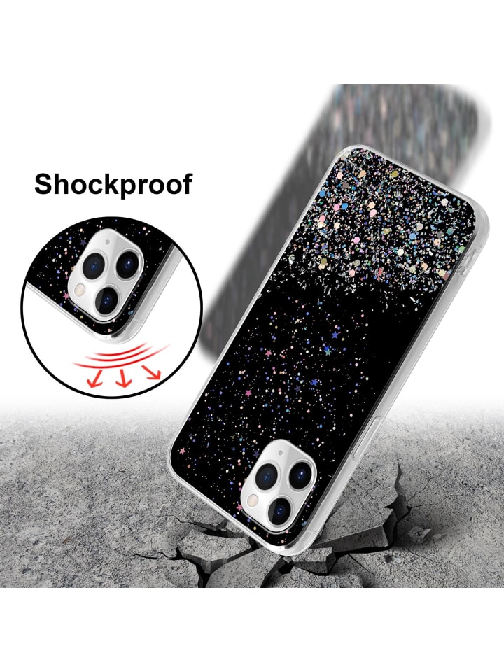 cadorabo Hülle für Apple iPhone 11 Glitter in Schwarz mit Glitter günstig kaufen iPhone 11
