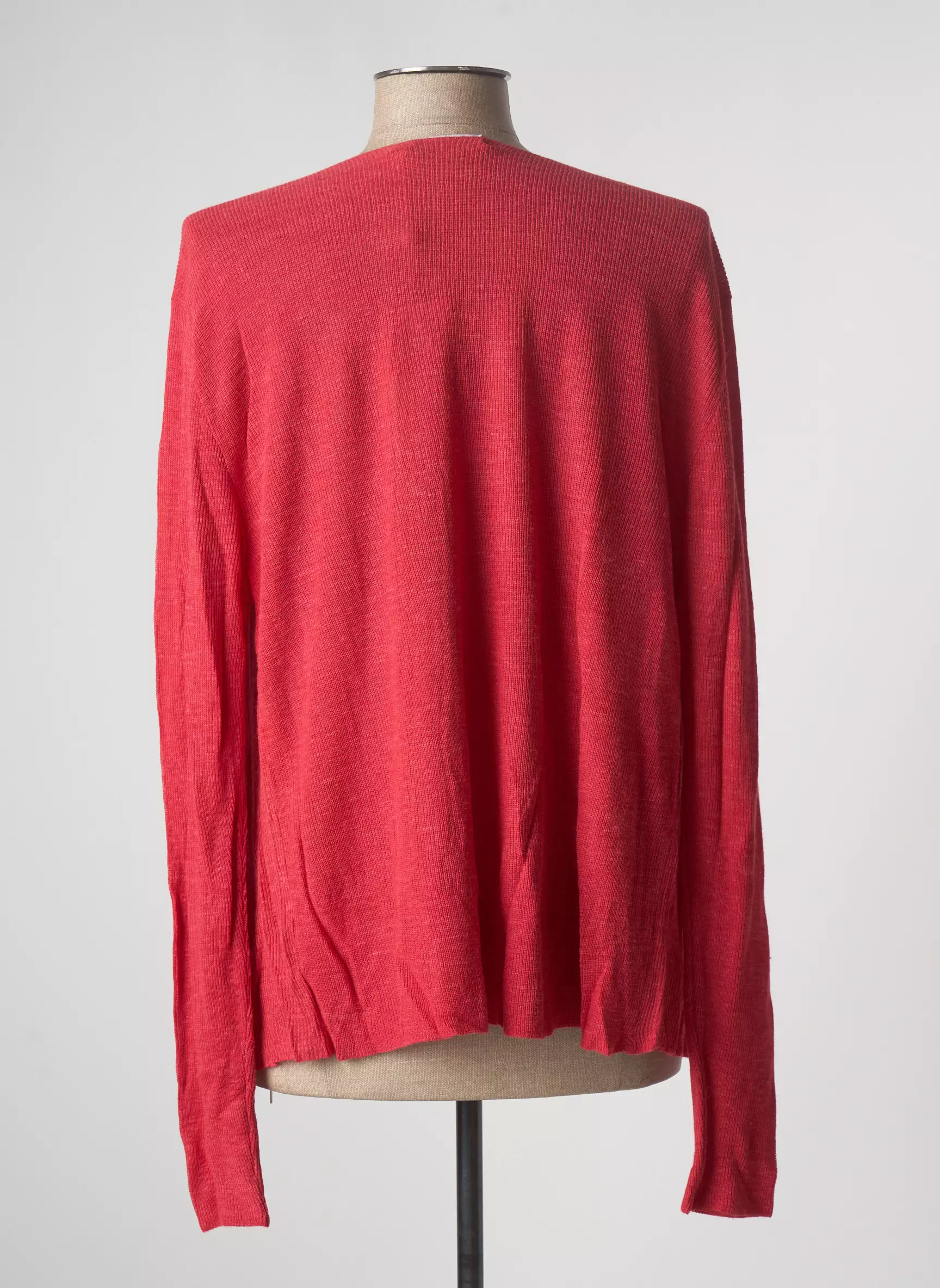 Poles Cardigans Femme couleur rouge