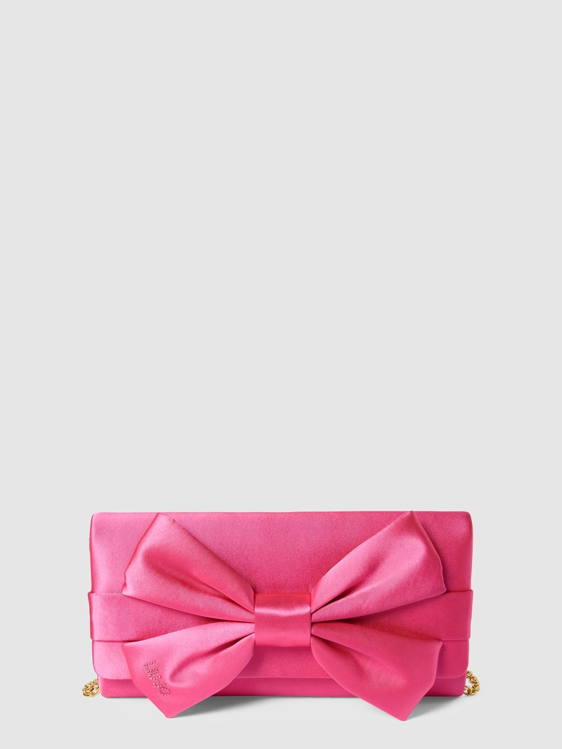 Clutch mit Schleifen-Detail in pink