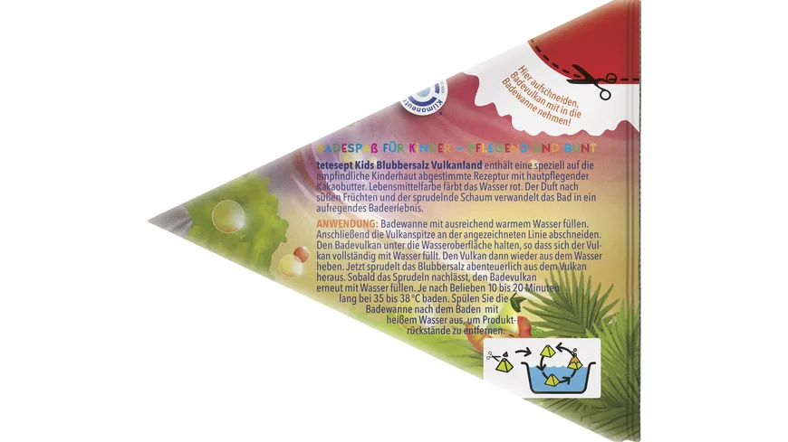 tetesept Kinder Badespaß Blubbersalz Vulkanland 50g 50 g