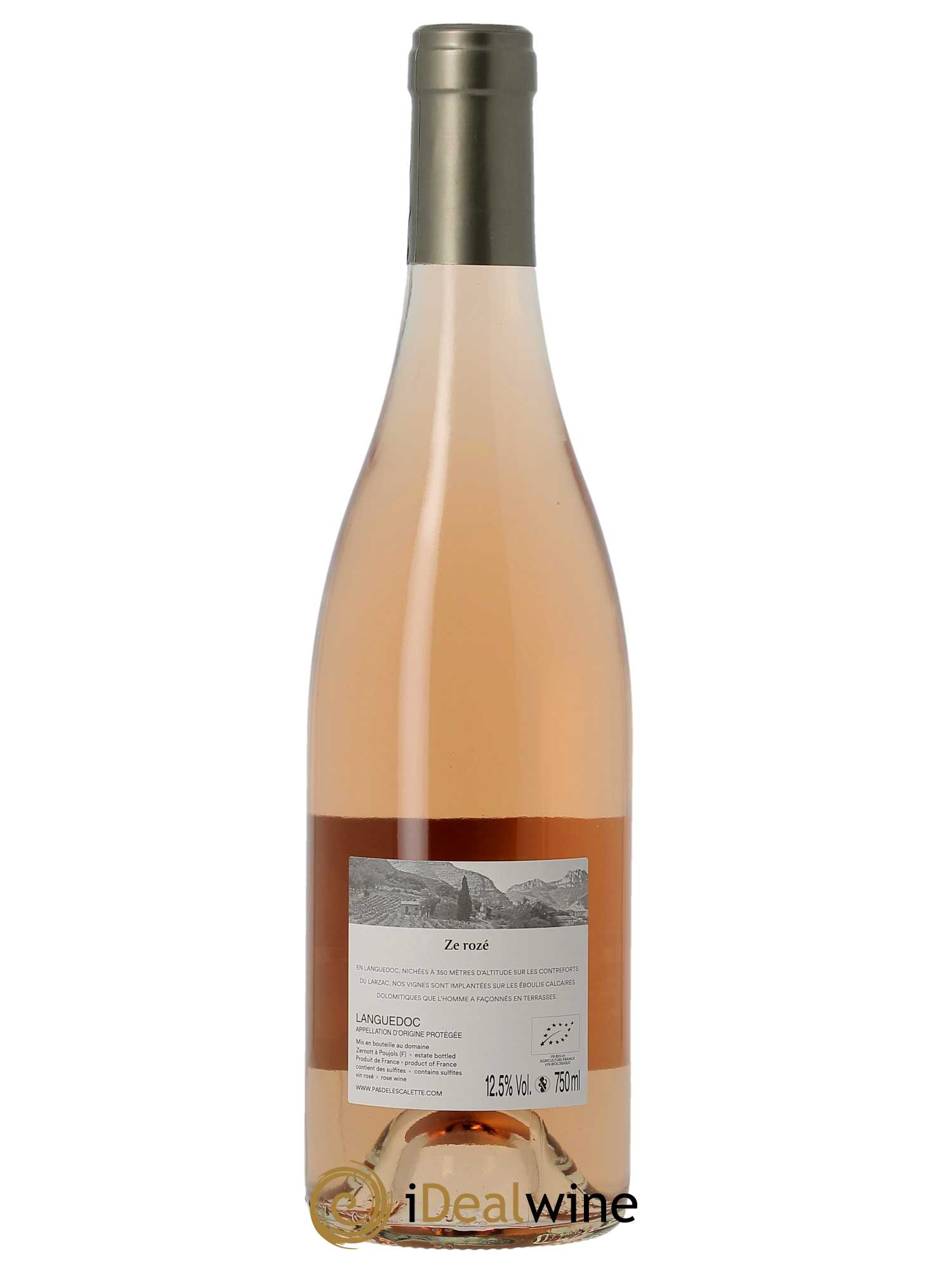 Languedoc Ze rosé Pas de l'Escalette  2021 - Lot de 1 Bouteille