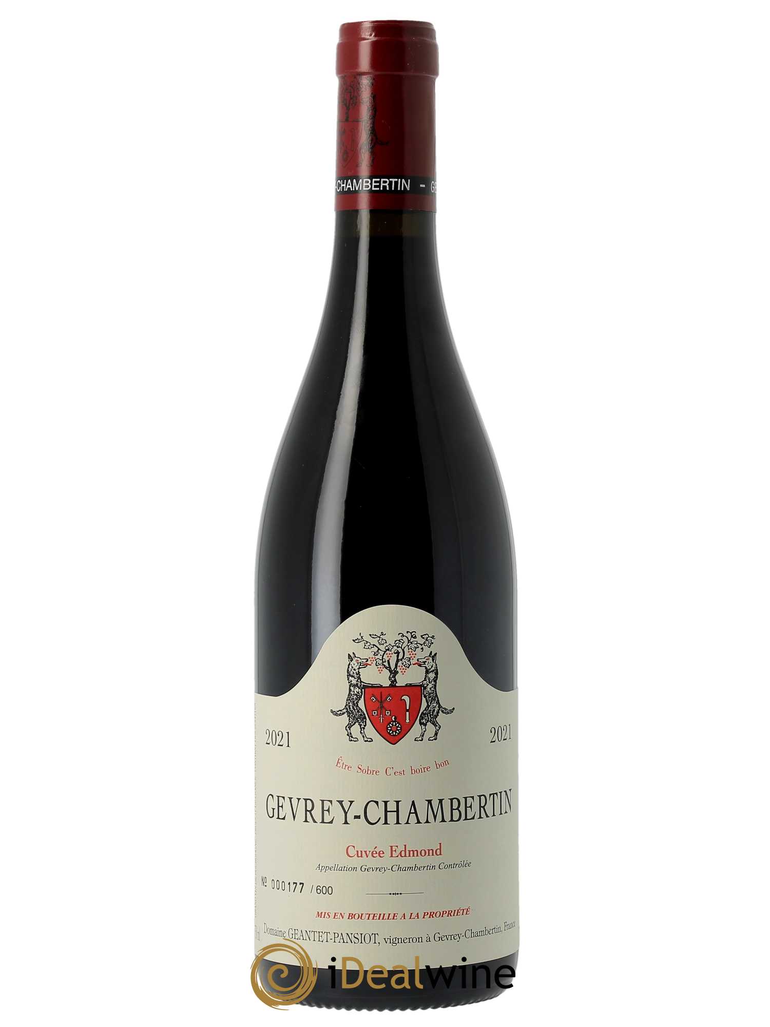 Gevrey-Chambertin Cuvée Edmond Geantet-Pansiot  2021 - Lot de 1 Bouteille