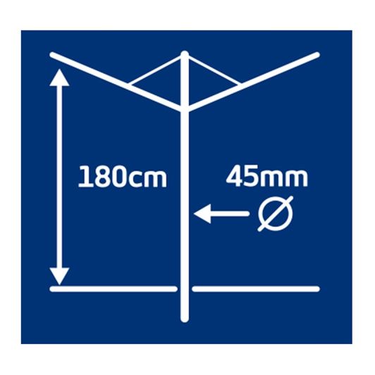 LEIFHEIT 50M suszarka na parasole