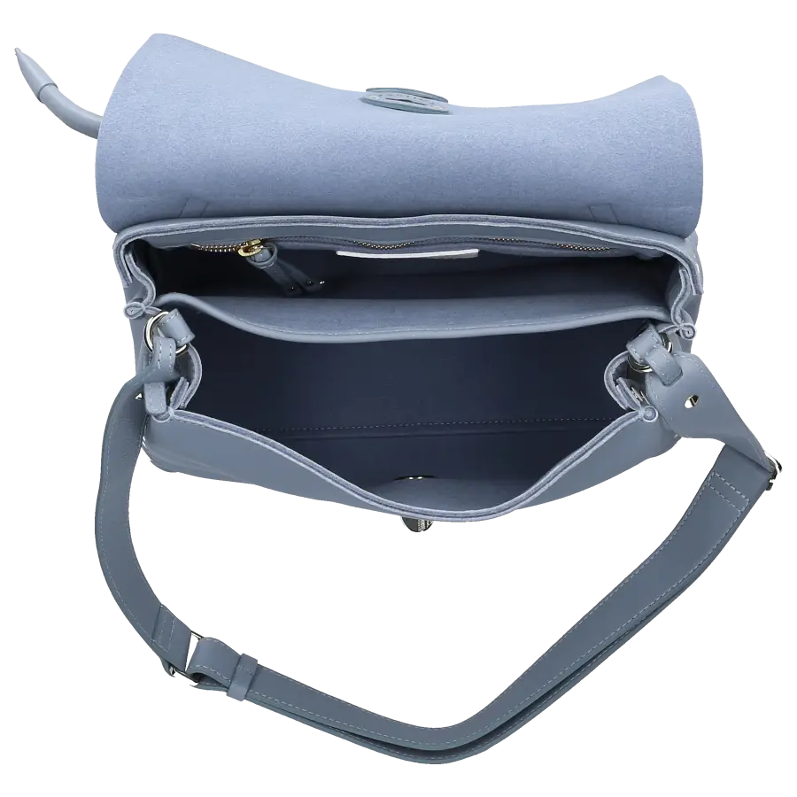 Zanellato - Handtasche POSTINA S Lammleder - blau