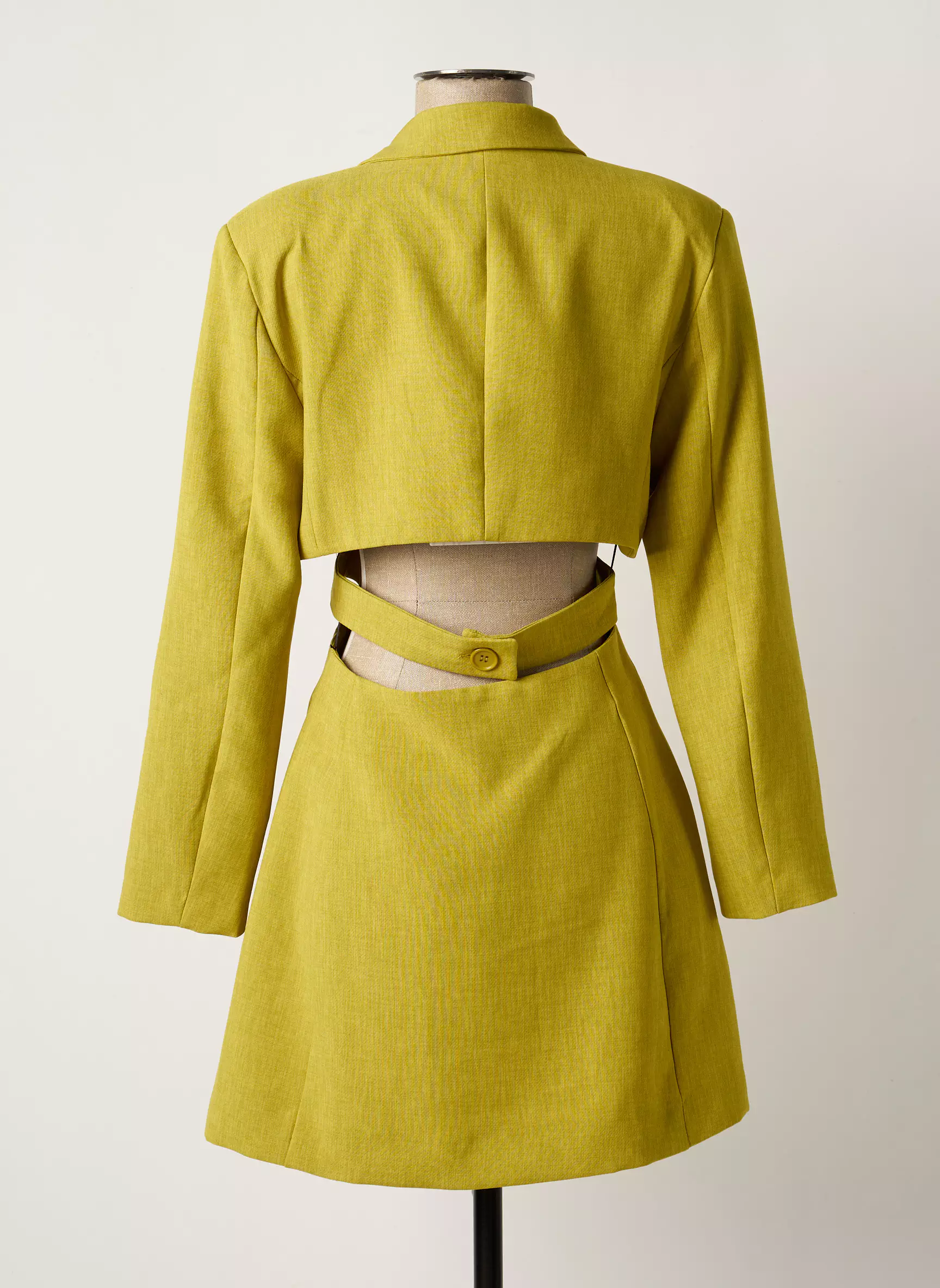The Lulu Robes Mi Longues Femme couleur vert