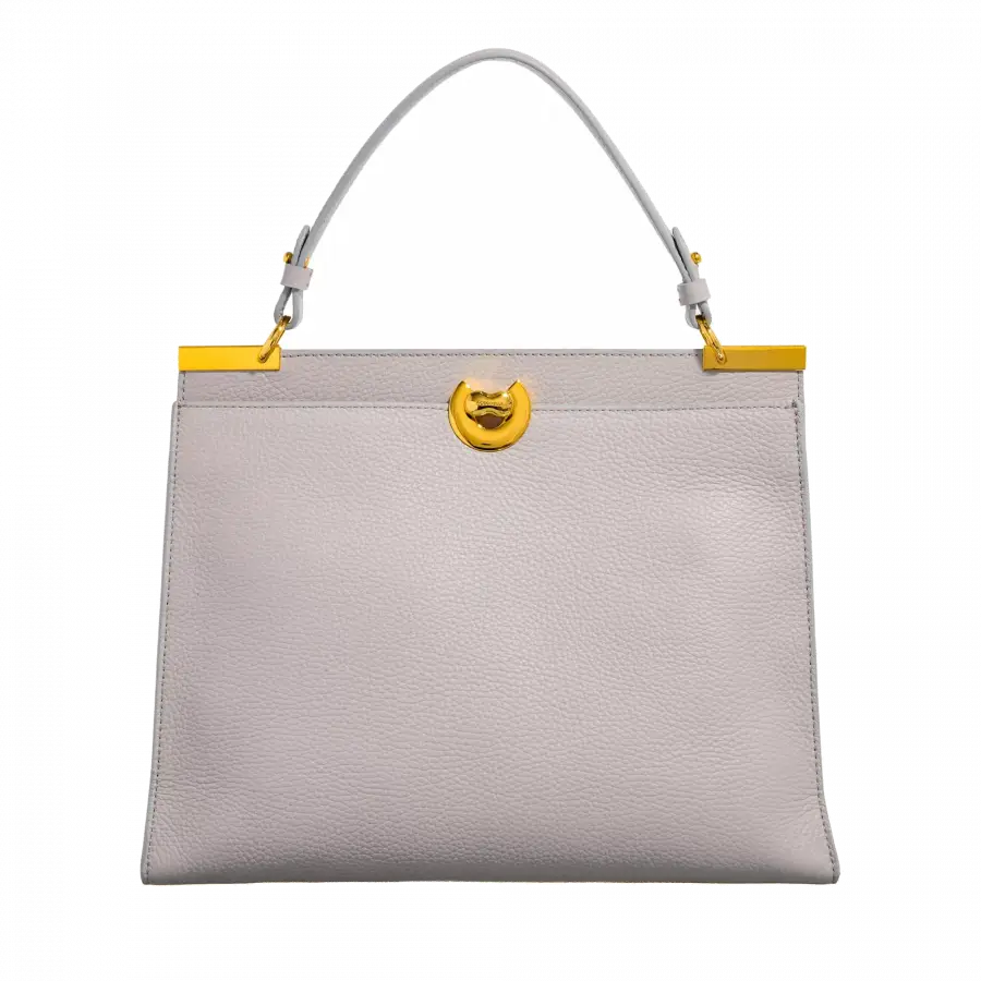 Coccinelle - Coccinelle Handle Bags Leder Light Gray - grau