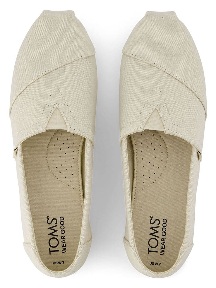TOMS Espadrilles in Creme günstig kaufen