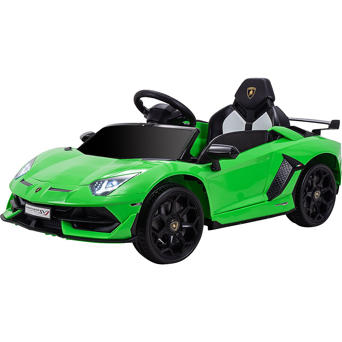 Kinder Elektroauto Lamborghini Aventador - Einsitzer - 2x35 Watt - Kinderauto mit Fernbedienung - Soundmodul