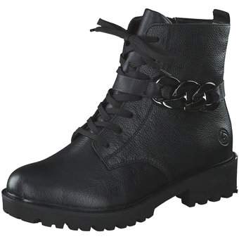 Remonte Schnürstiefelette in schwarz