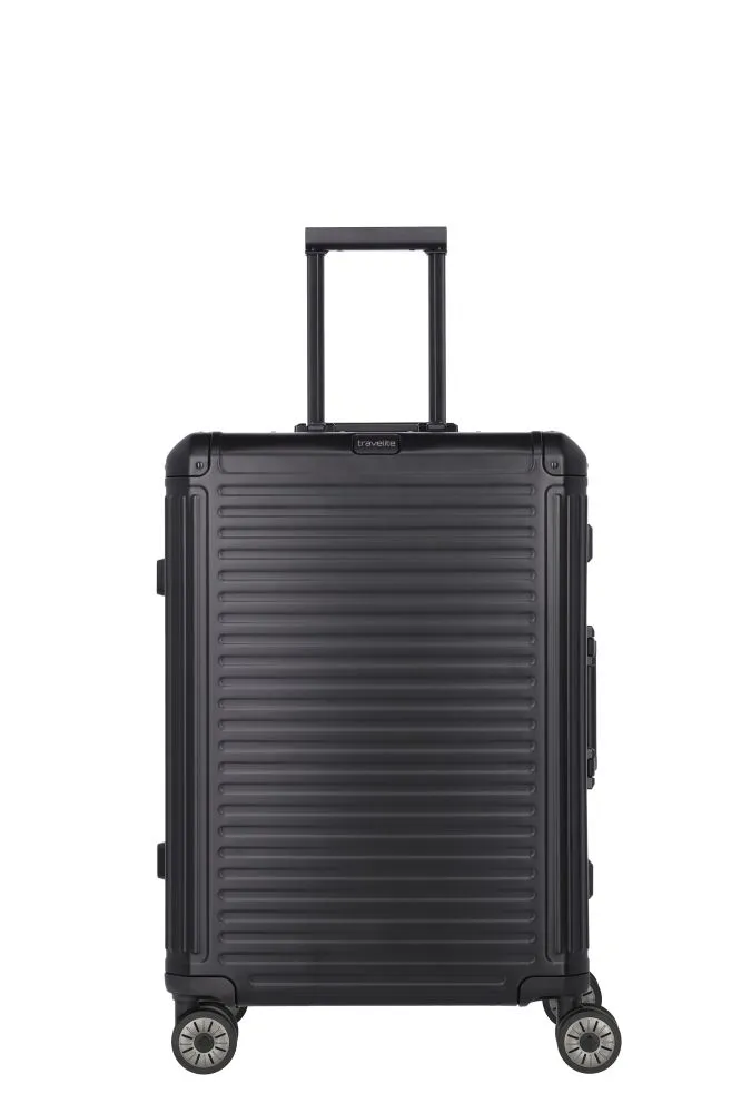 Travelite NEXT Trolley 4 Rollen M - Schwarz