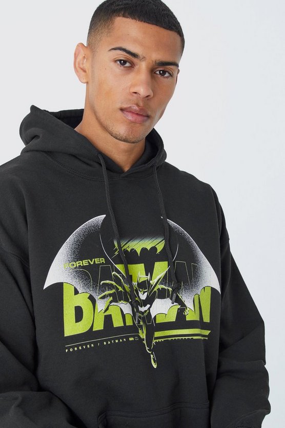 Oversize Hoodie mit lizenziertem Batman Print