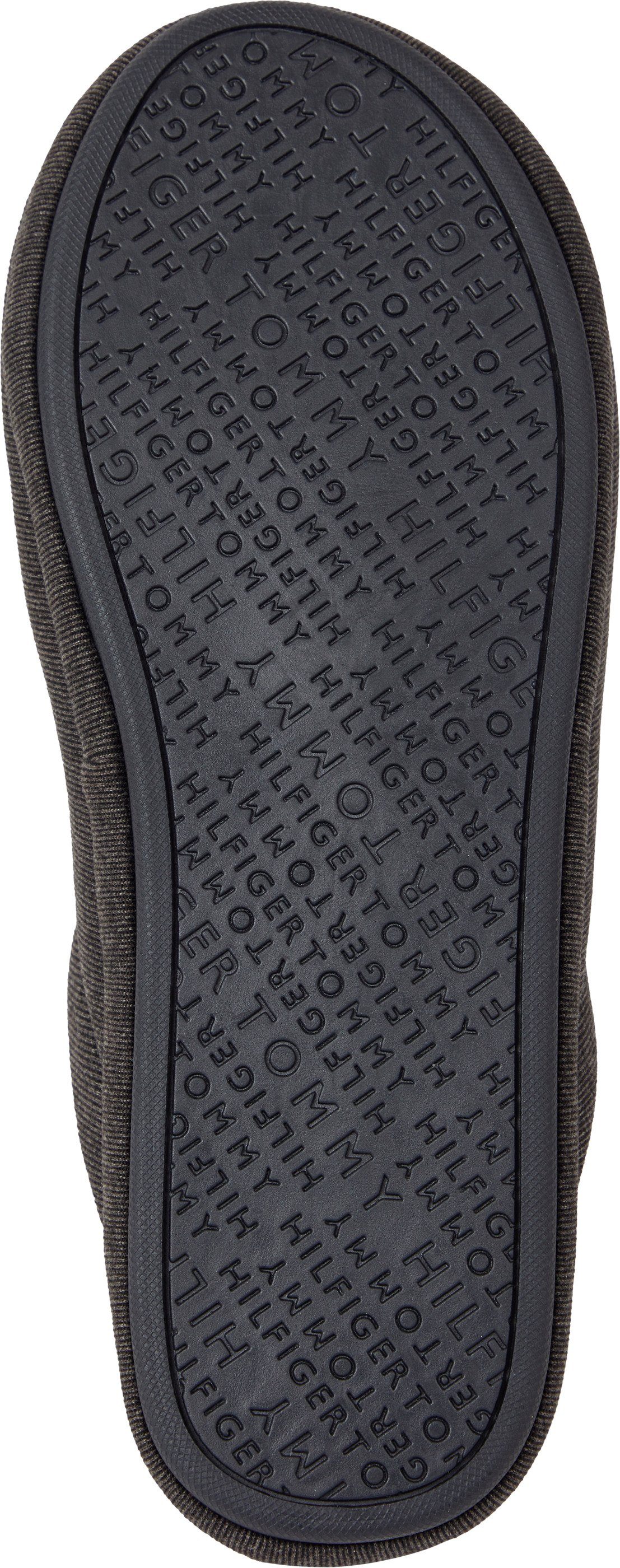 Tommy Hilfiger FLEECE HILFIGER HOMESLIPPER Pantoffel mit Logostickerei