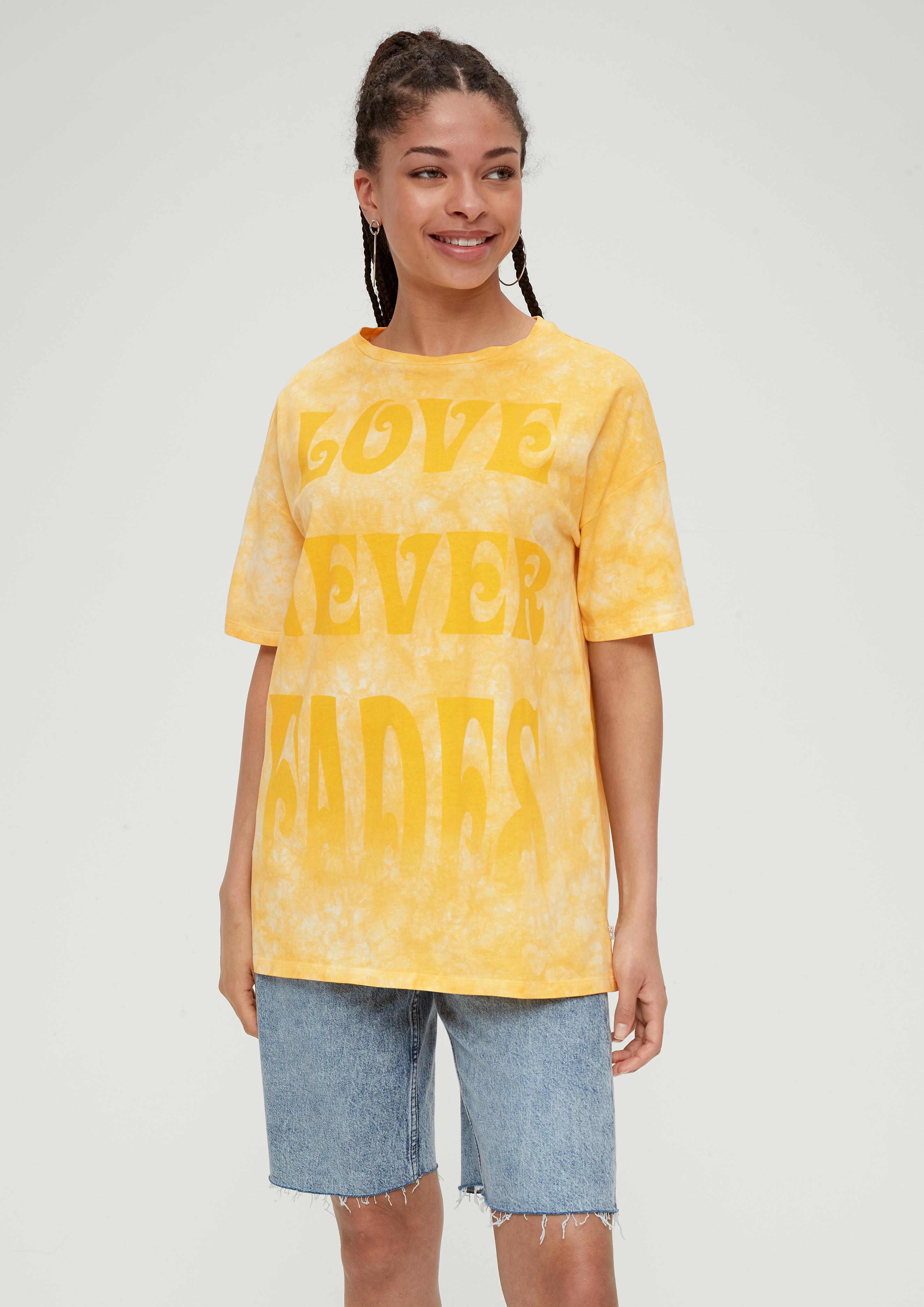 Batikshirt mit Statement-Print  2131287-02D0