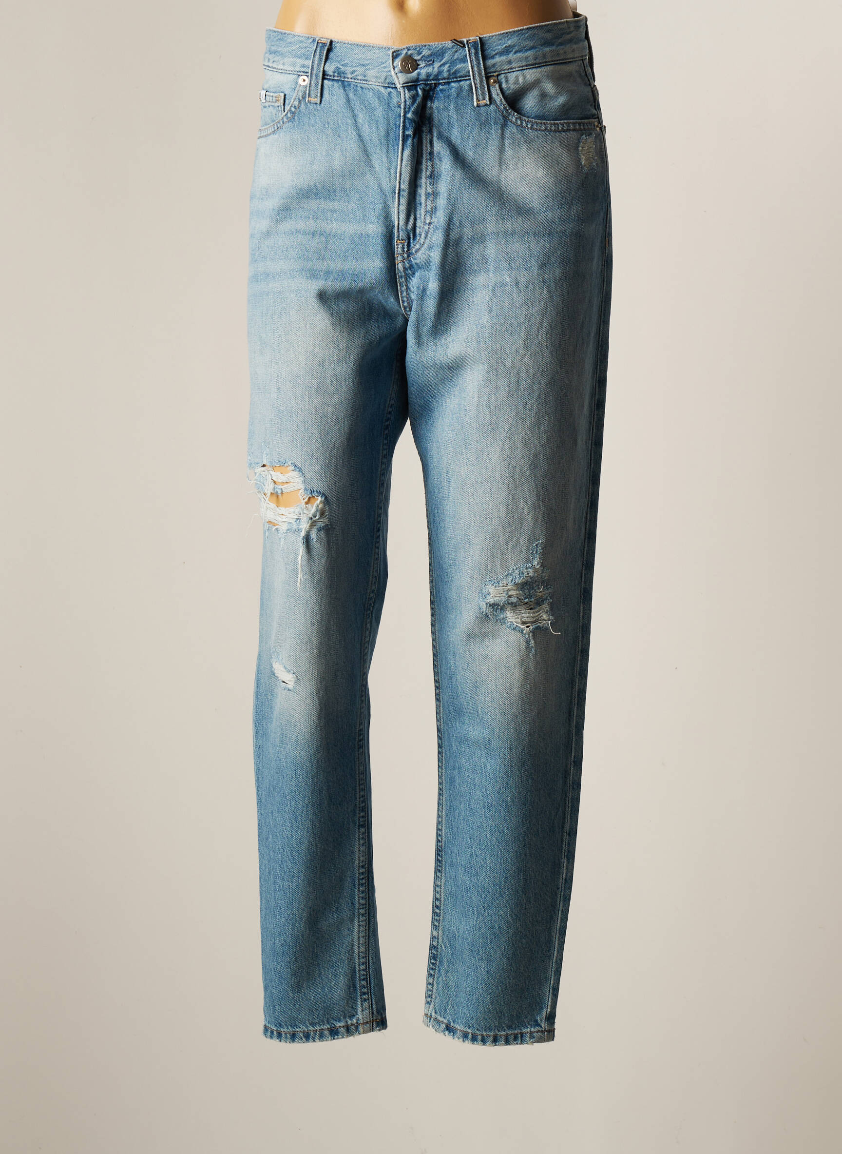 Calvin Klein Jeans Coupe Droite Femme couleur bleu
