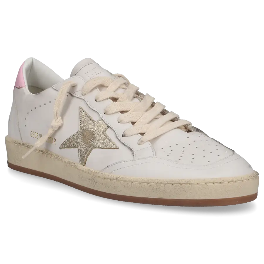 Golden Goose - Damenschuhe BALL STAR Kalbsleder - weiß