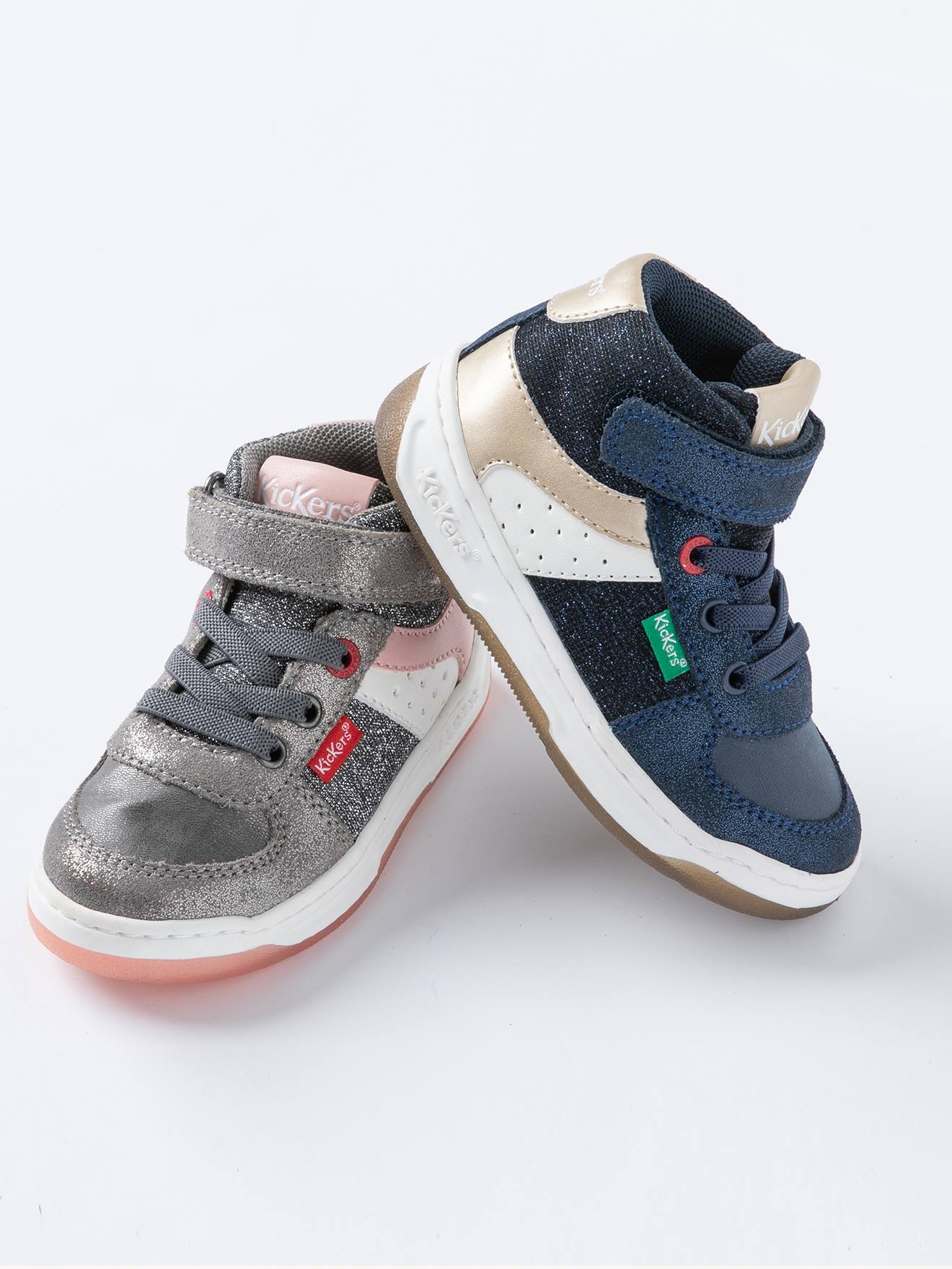 Baskets sneakers enfant Kickalien KICKERS® encre