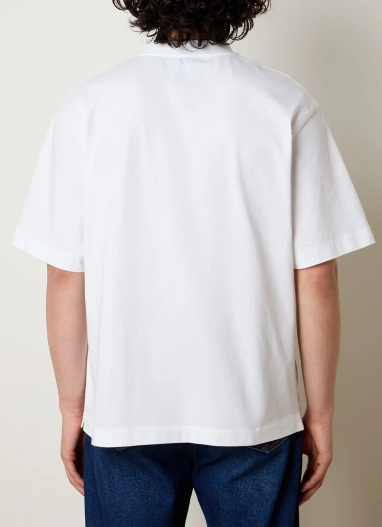 T-shirt Off-White Big Bookish Skate con logo stampato
