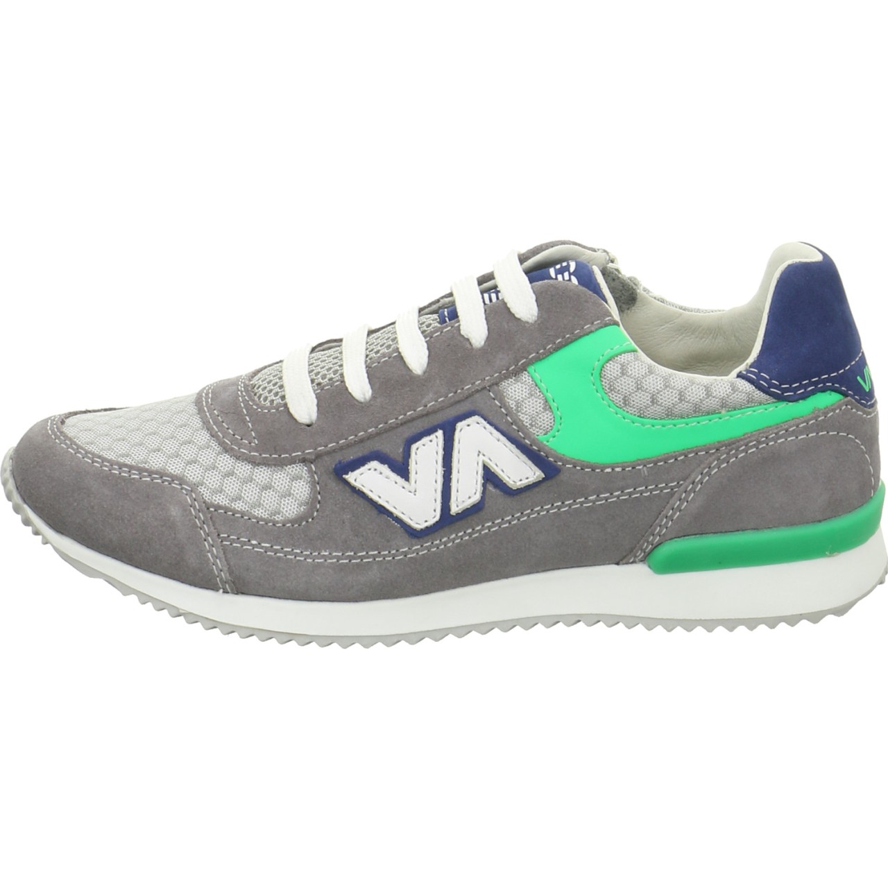 VADO Jungen Halbschuhe grau girigio