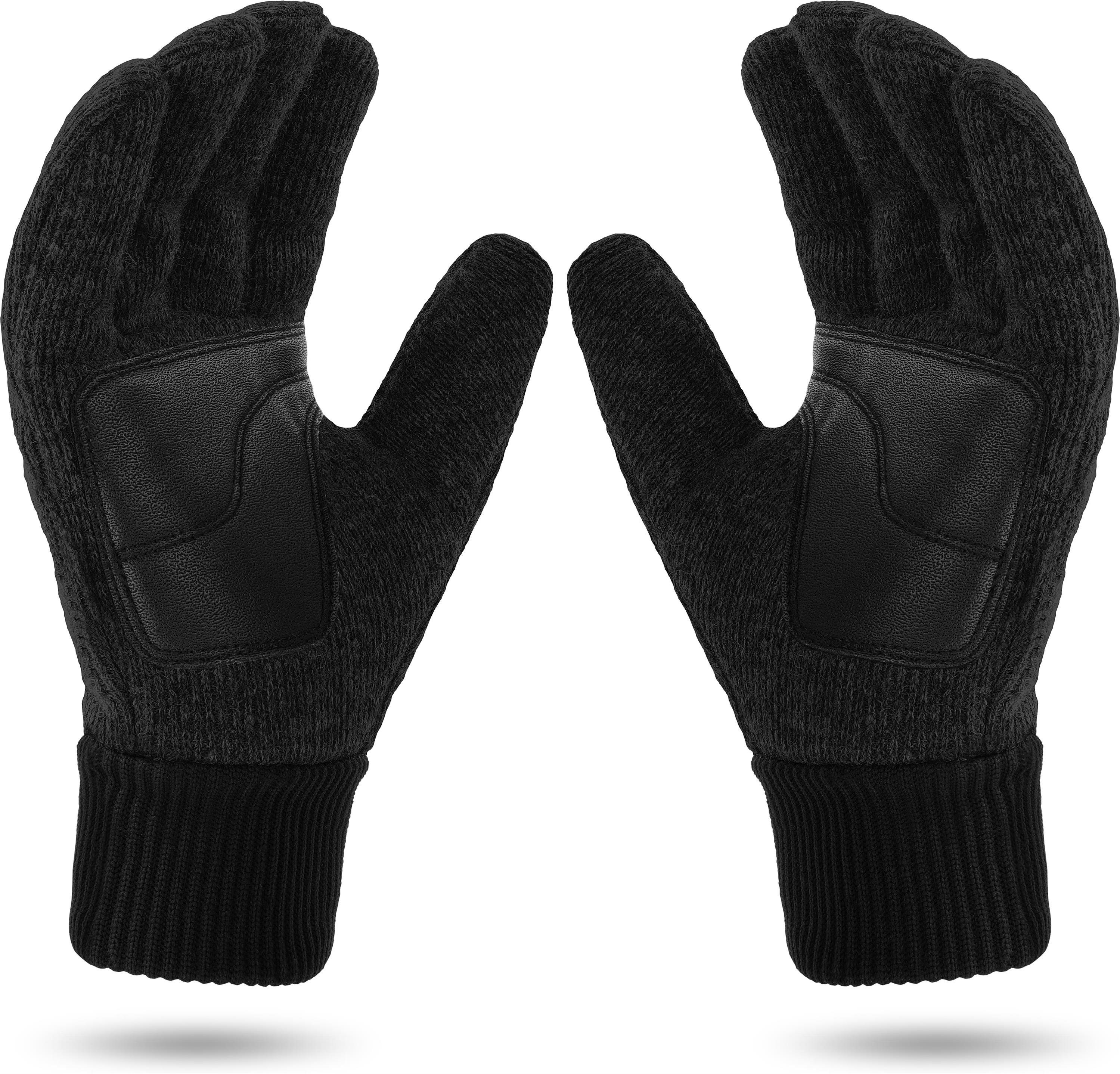 normani Strickhandschuhe Woll-Strick-Fingerhandschuhe Hamilton Winterhandschuhe Wollhandschuhe Outdoorhandschuhe Thermohandschuhe mit Thinsulate™ Thermofutterund Fleece Innenmaterial